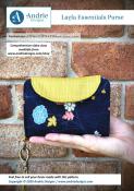Layla Essentials Purse sewing pattern from Andrie Designs