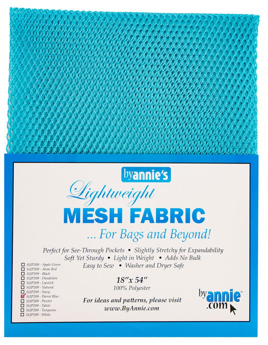 Polyester-Mesh-Fabric-Annie-Unrein-Parrot-Blue-front