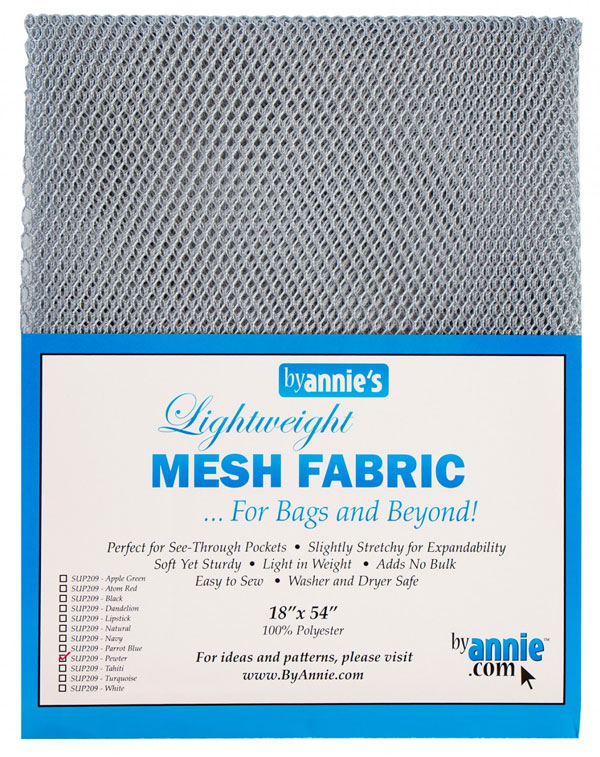 Polyester-Mesh-Fabric-Annie-Unrein-Pewter-front