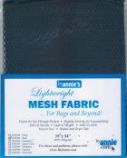 Polyester Mesh Fabric by Annie Unrein - Black 1