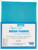 Polyester Mesh Fabric by Annie Unrein - Parrot Blue