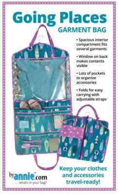 Going Places Garment Bag sewing pattern from By Annie Patterns