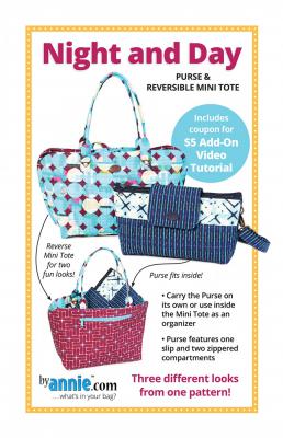 Night and Day purse sewing pattern by Annie Unrein