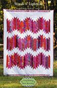 Streak O Lightnin quilt sewing pattern from Anything But Boring