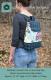 Izzie Convertible Backpack sewing pattern from Around the Bobbin