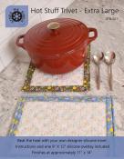 Hot Stuff Trivet XL sewing pattern & 1 silicone overlay from Around the Bobbin