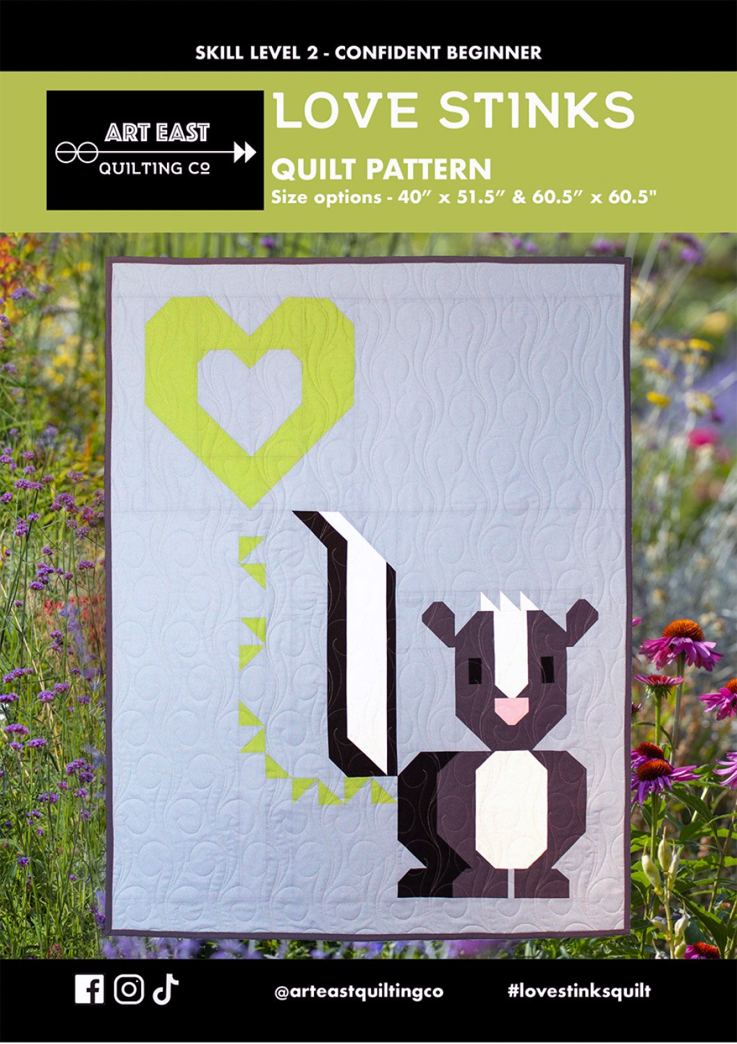 Love-Stinks-quilt-sewing-pattern-Art-East-Quilting-Co-front