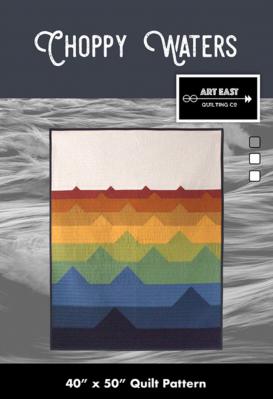 CLOSEOUT - Choppy Waters quilt sewing pattern from Art East Quilting Co.