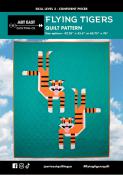 Flying Tiger quilt sewing pattern from Art East Quilting Co.