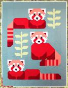 Red Pandas quilt sewing pattern from Art East Quilting Co. 2