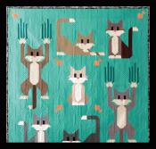 Cat Scratch quilt sewing pattern from Art East Quilting Co. 2