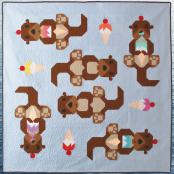 Cool Treats Otter quilt sewing pattern from Art East Quilting Co. 2