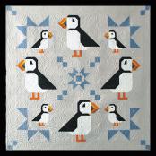 Puffin Star quilt sewing pattern from Art East Quilting Co. 2