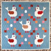 Scrambled Eggs quilt sewing pattern from Art East Quilting Co. 2