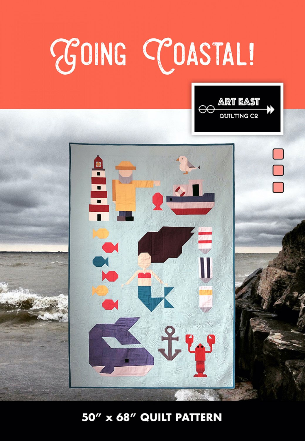 Going-Coastal-quilt-sewing-pattern-Art-East-Quilting-Co-front