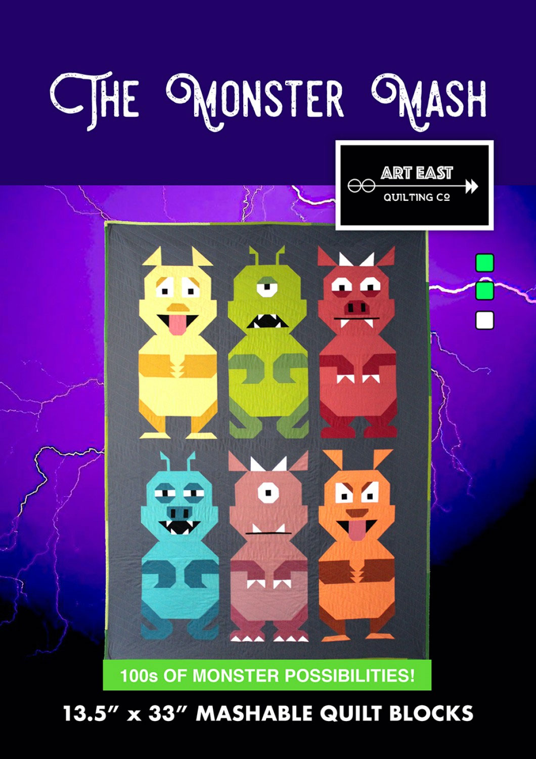 The-Monster-Mash-quilt-sewing-pattern-Art-East-Quilting-Co-front