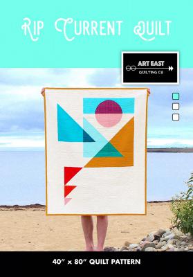 Rip Current quilt sewing pattern from Art East Quilting Co.
