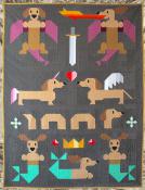 Mythical Wieners quilt sewing pattern from Art East Quilting Co. 2