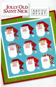 Jolly Old Saint Nick quilt sewing pattern by Nancy Halvorsen Art to Heart