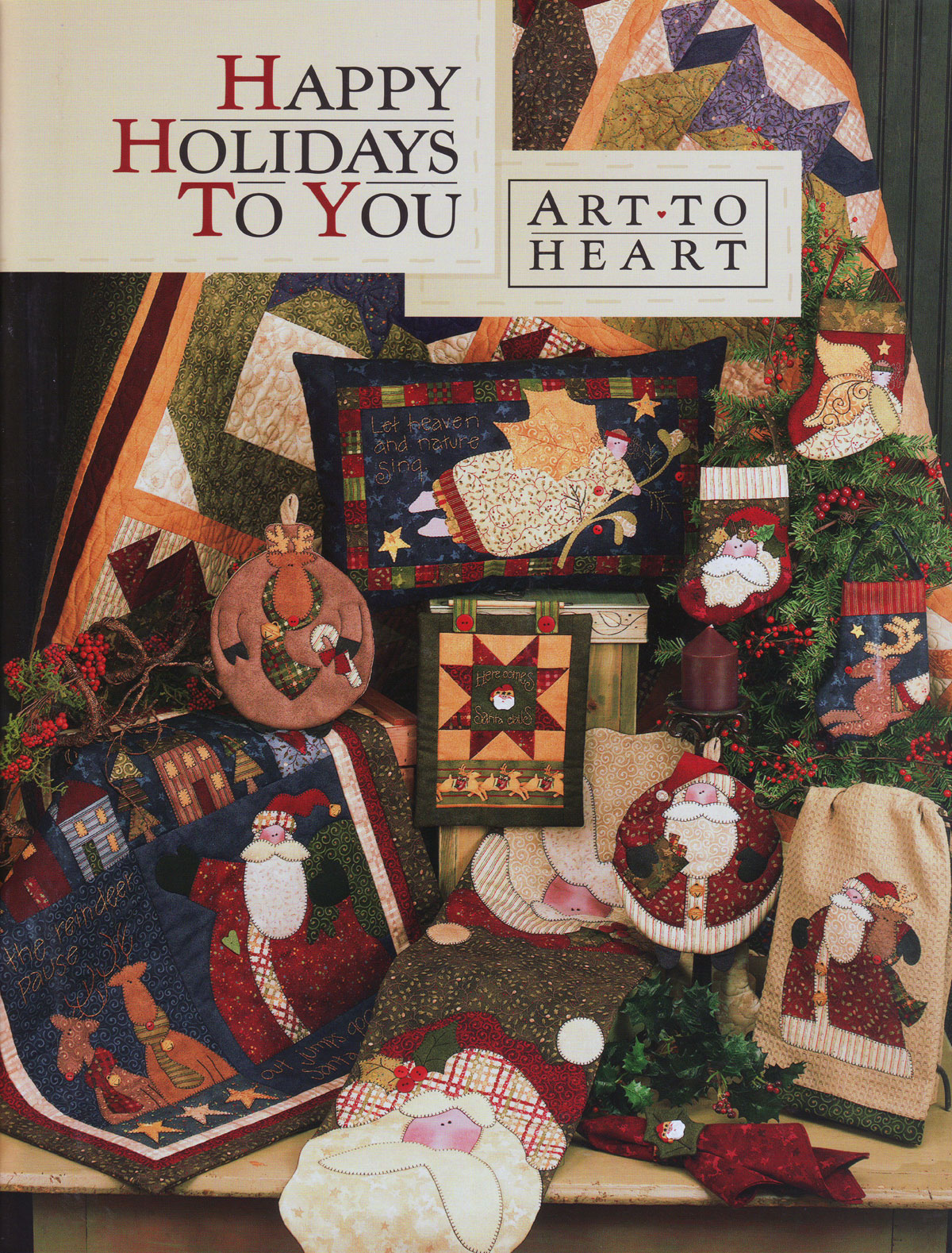 Happy-Holidays-to-You-sewing-pattern-book-Art-To-Heart-front