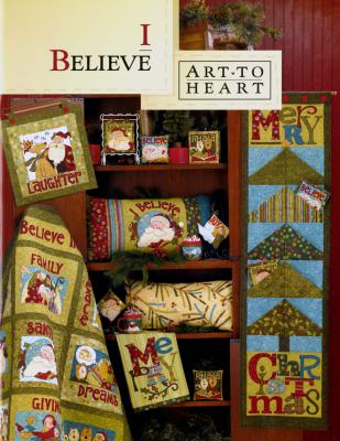 CLOSEOUT - I Believe sewing pattern book Art To Heart