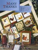 INVENTORY REDUCTION...Many Thanks sewing pattern book Art To Heart