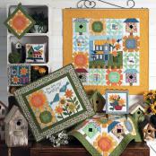 Sunflower Slope On Wander Lane Block 8 sewing pattern from Art To Heart 2