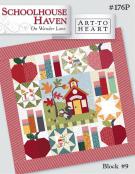 Schoolhouse Haven On Wander Lane Block 9 sewing pattern from Art To Heart