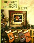 The Night Before Christmas sewing pattern book by Nancy Halvorsen Art to Heart