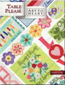 Table Please sewing pattern book by Nancy Halvorsen Art to Heart