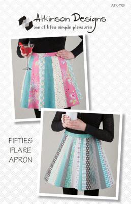 INVENTORY REDUCTION...Fifties Flare Apron sewing pattern from Atkinson Designs