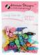 Zipper Pulls Candy Color MIX of ASSORTED COLORS, approx. 30 count, from Atkinson Designs