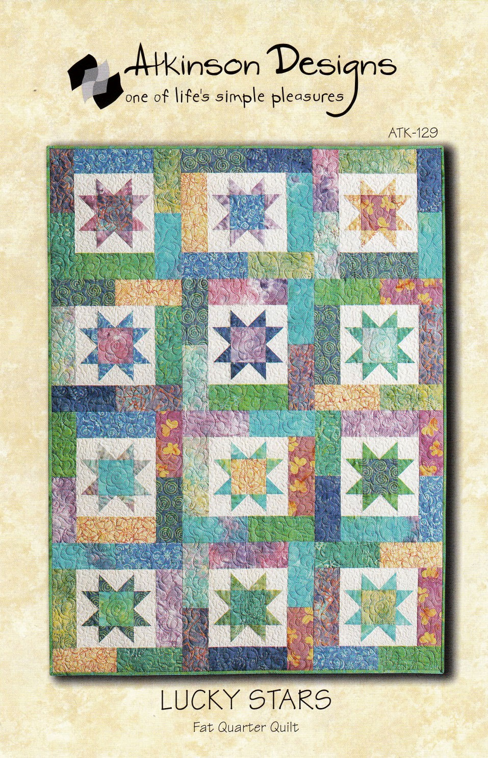 Lucky-Stars-quilt-sewing-pattern-Atkinson-Designs-front