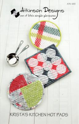 CLOSEOUT - Krista's Kitchen Hot Pads sewing pattern from Atkinson Designs