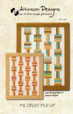 CLOSEOUT - Pie Crust Pile Up quilt sewing pattern from Atkinson Designs
