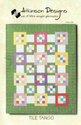 Tile Tango quilt sewing pattern from Atkinson Designs