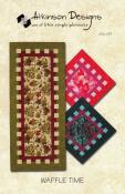INVENTORY REDUCTION - Waffle Time Table Runner sewing pattern from Atkinson Designs 1