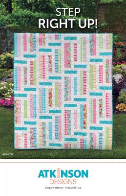Step Right Up quilt sewing pattern from Atkinson Designs