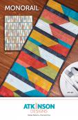 Monorail table runner and quilts sewing pattern from Atkinson Designs