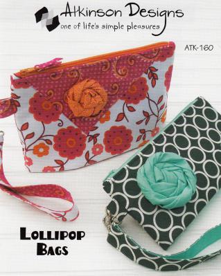 INVENTORY REDUCTION - Lollipop Bags sewing pattern from Atkinson Designs