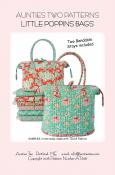 Little Poppins Bag sewing pattern (includes 1 set of bendable stays) from Aunties Two