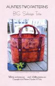 Big Sebago Tote sewing pattern from Aunties Two