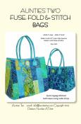 INVENTORY REDUCTION - Fuse, Fold and Stitch Bags sewing pattern from Aunties Two