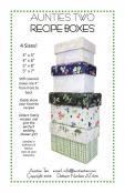 Recipe Boxes sewing pattern from Aunties Two
