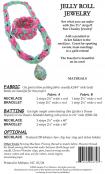 Jelly Roll Jewelry sewing pattern from Aunties Two 1
