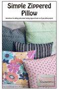 Simple Zippered Pillows sewing pattern from Bodobo Bags Ticklegrass Designs