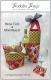 Wine Tote and Mini Basket sewing pattern from Bodobo Bags Ticklegrass Designs