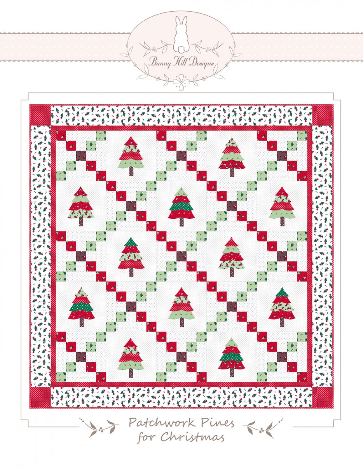 Patchwork-Pines-for-christmas-sewing-pattern-Bunny-Hill-Designs-front