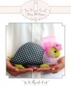 Myrtle petite stuffed animal sewing pattern from Bunny Hill Designs
