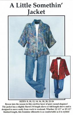 INVENTORY REDUCTION...A Little Somethin' Jacket pattern from CNT